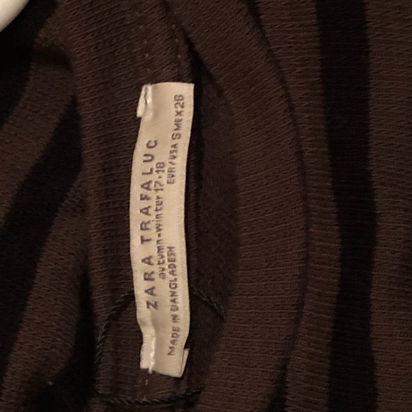 Zara Striped Oversized T-Shirt - Picture 5 of 5